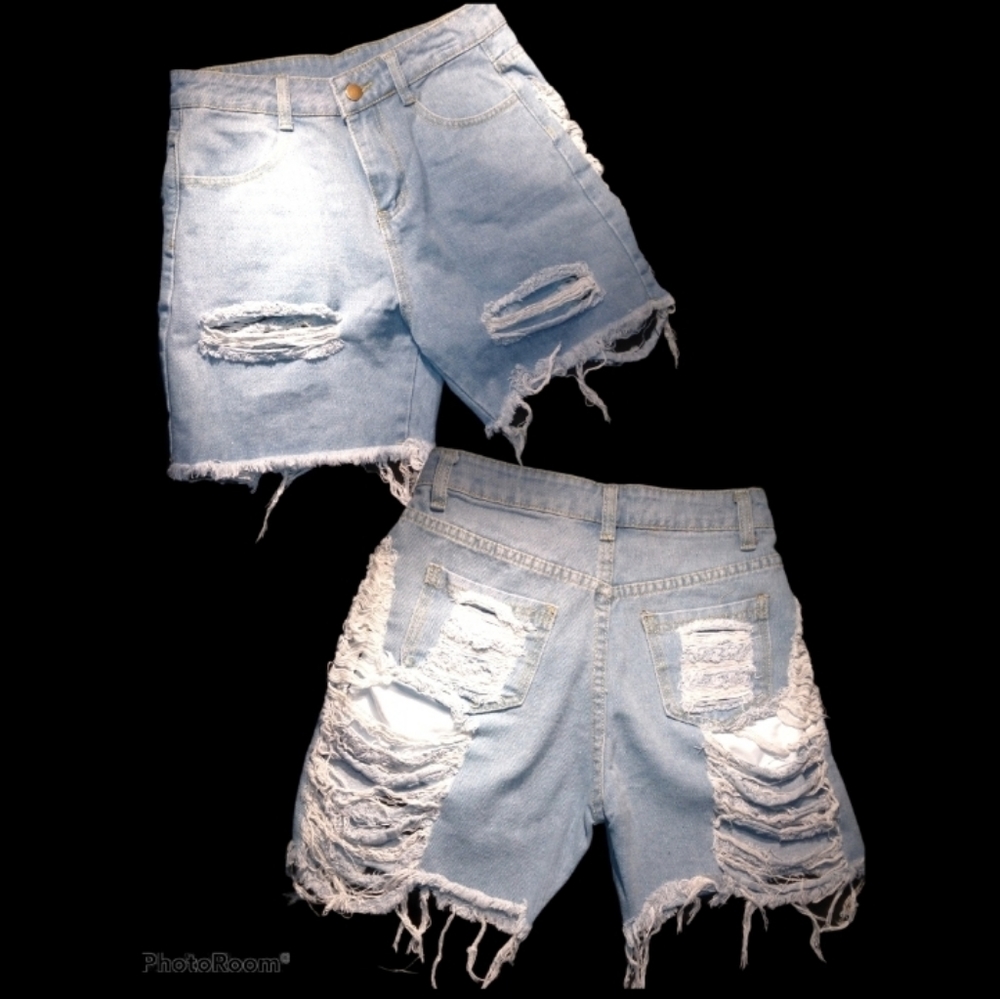 Ripped shorts
